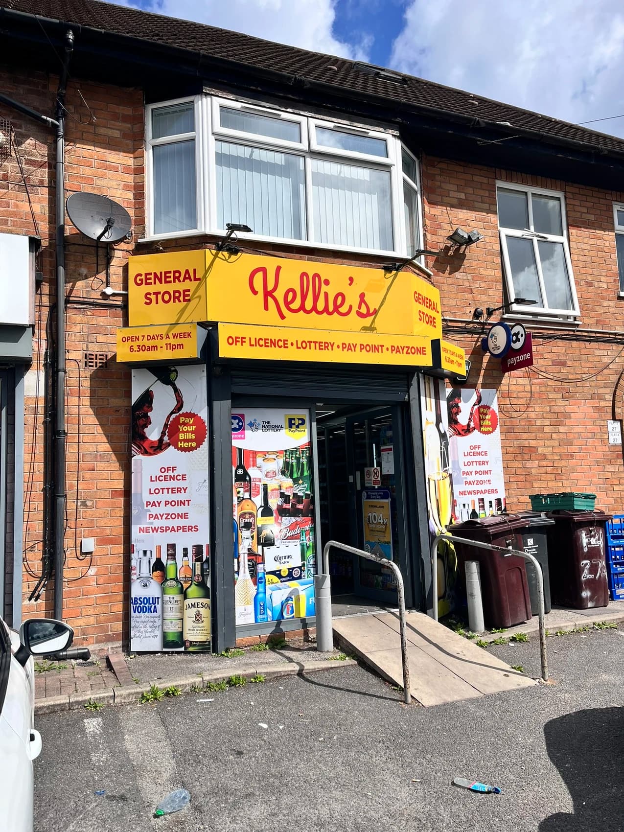 A picture of a local newsagents called Kellie’s that North Huyton Communities Future helped move and provide a new location for during the programme.